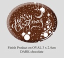 Oval Christmas Decorations (9 designs) 