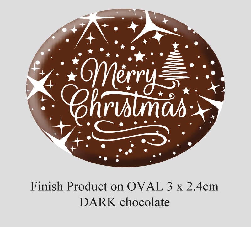 Oval Christmas Decorations (9 designs) 