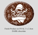 Oval Christmas Decorations (9 designs) 