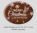 Oval Christmas Decorations (8 designs)