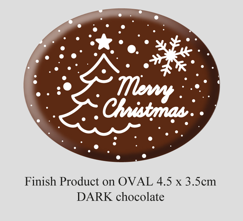 Oval Christmas Decorations (8 designs)