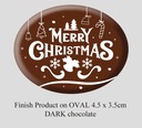 Oval Christmas Decorations (8 designs)