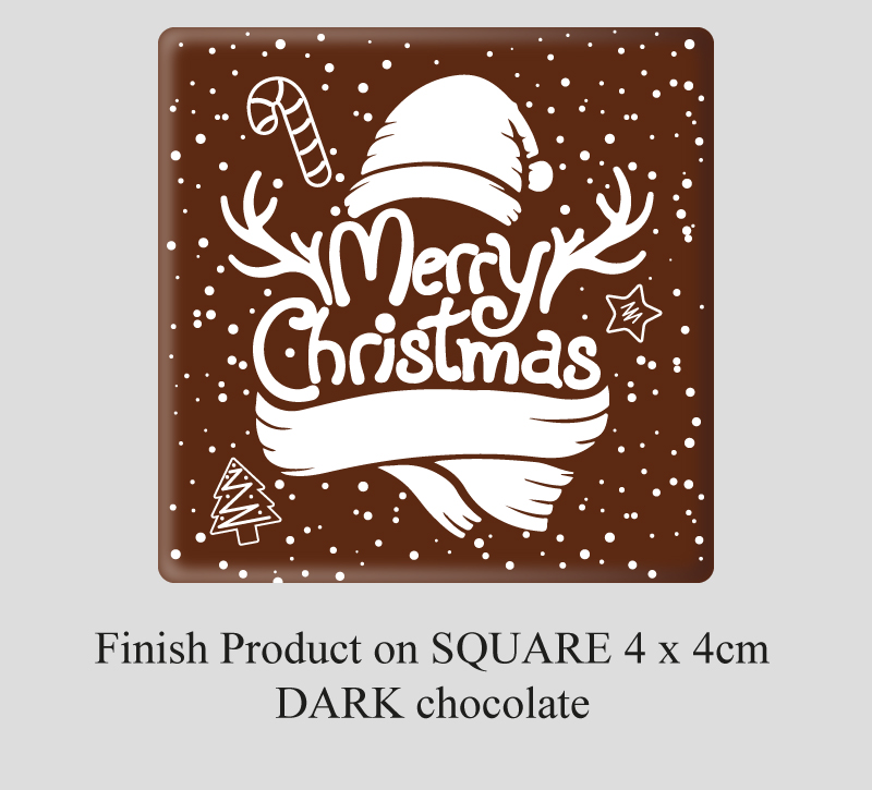 Square Christmas Decorations (8 designs)