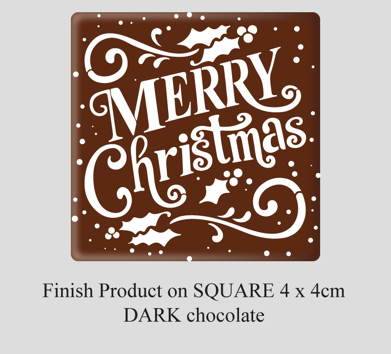 Square Christmas Decorations (8 designs)