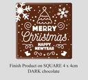 Square Christmas Decorations (8 designs)