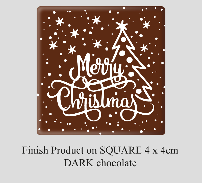 Square Christmas Decorations (8 designs)