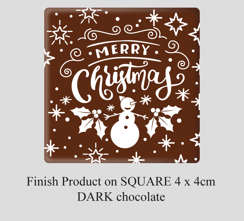 Square Christmas Decorations (8 designs)