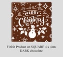 Square Christmas Decorations (8 designs)