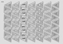 Triangle Christmas Decorations (7 designs) - Model 2  