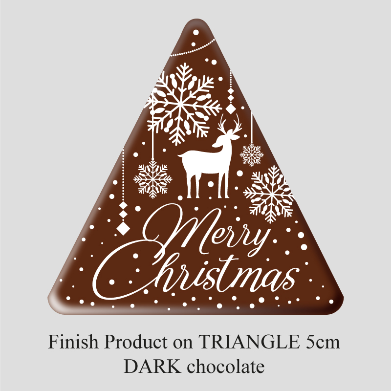 Triangle Christmas Decorations (7 designs) - Model 2  