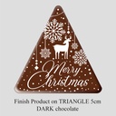 Triangle Christmas Decorations (7 designs) - Model 2  