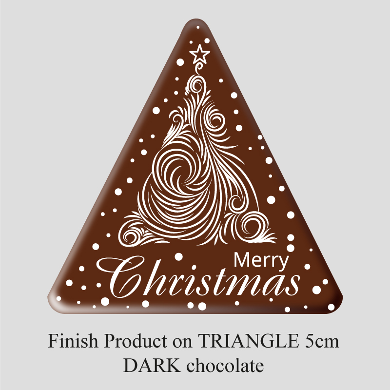 Triangle Christmas Decorations (7 designs) - Model 2  