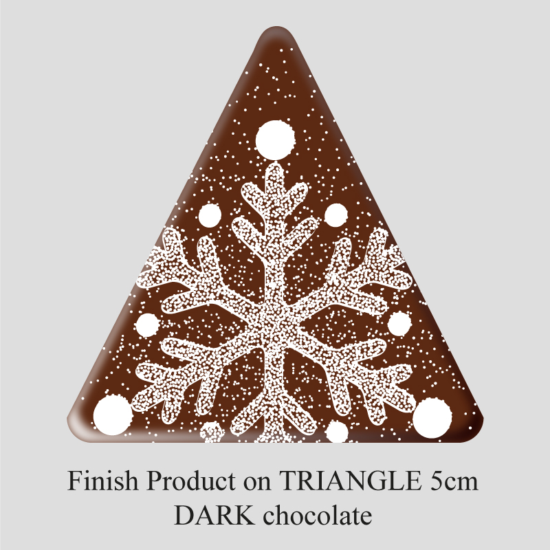 [Pack of Transfer Sheets] Triangle Christmas Decorations (7 designs ...