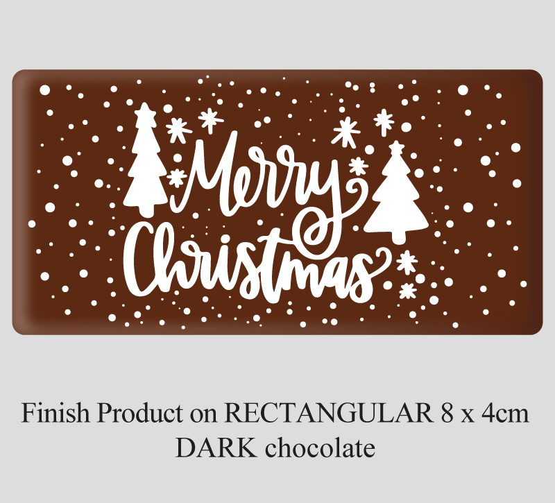[Pack of Transfer Sheets] Rectangle Christmas Decorations (6 designs ...