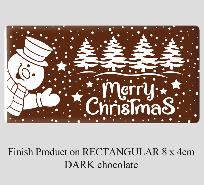 [Pack of Transfer Sheets] Rectangle Christmas Decorations (6 designs ...