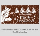 Rectangle Christmas Decorations (6 designs)