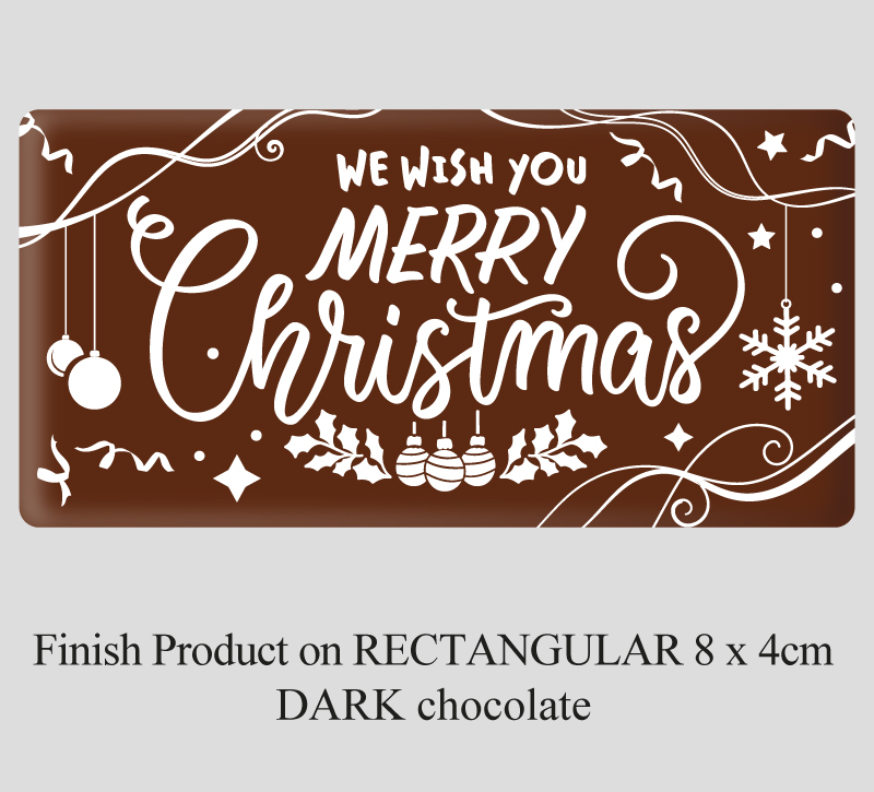 [Pack of Transfer Sheets] Rectangle Christmas Decorations (6 designs ...