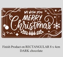 Rectangle Christmas Decorations (6 designs)