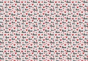 [Pack of Transfer Sheets] Valentine Love & Heart - 2 colors - for white chocolate
