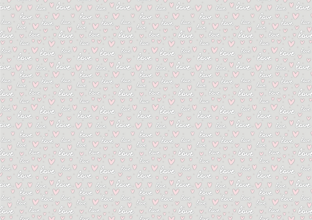 [Pack of Transfer Sheets] Valentine Love & Heart - 2 colors - for dark chocolate