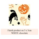Halloween Candle & Casper - 2 colors - for white chocolate