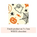 Halloween Spider & Ghost - 2 colors - for white chocolate