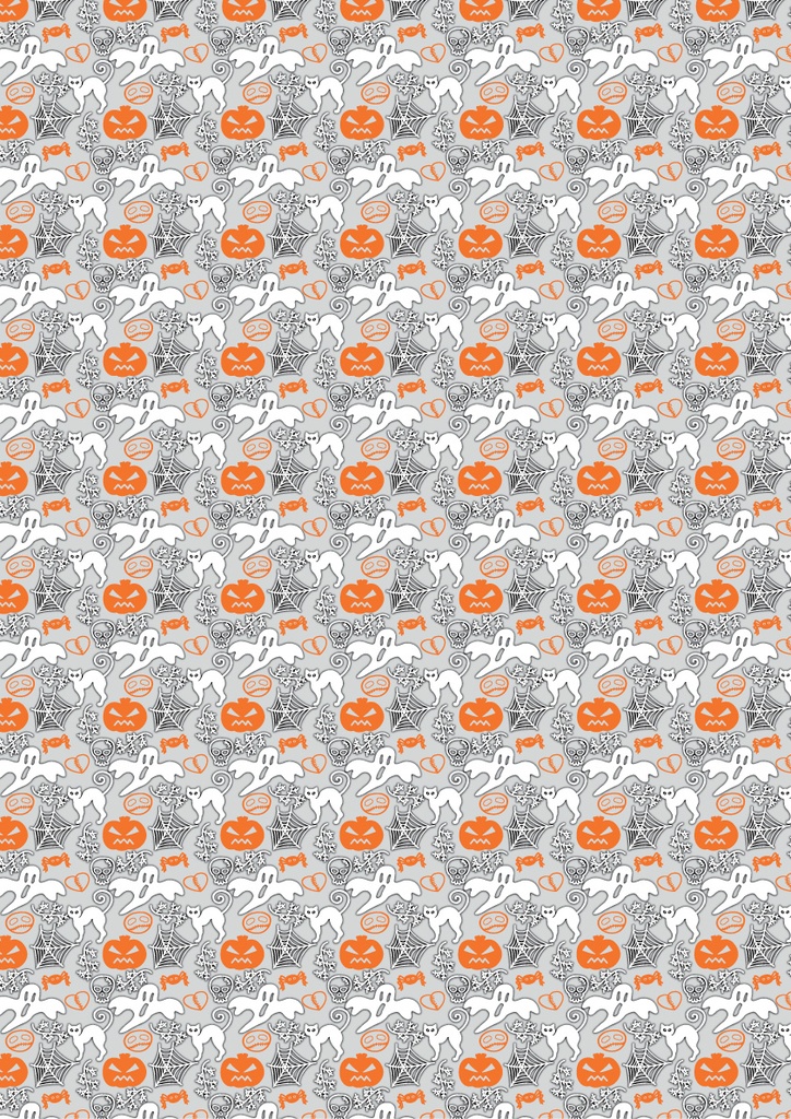 Halloween Pumpkin & Casper - 2 colors - for dark chocolate 