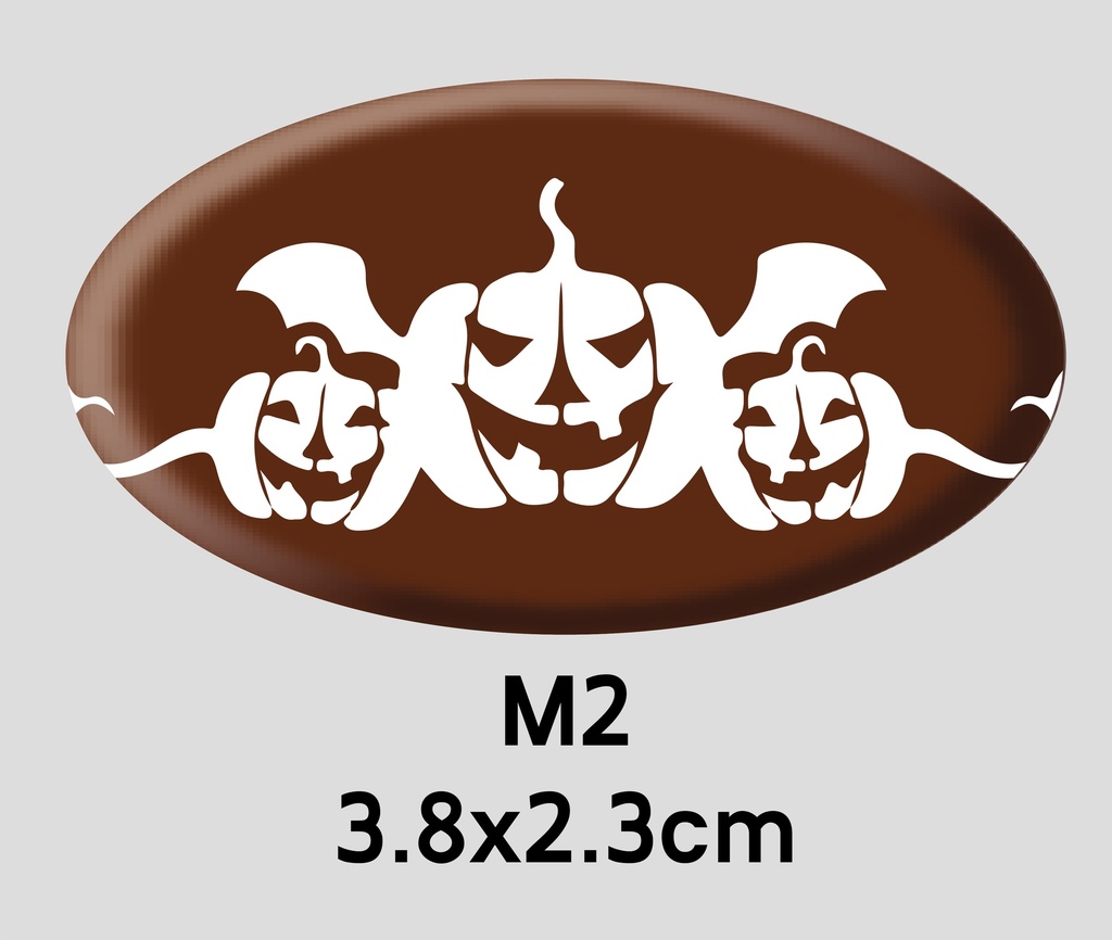 Oval Halloween Decorations (11 designs) - Model 2