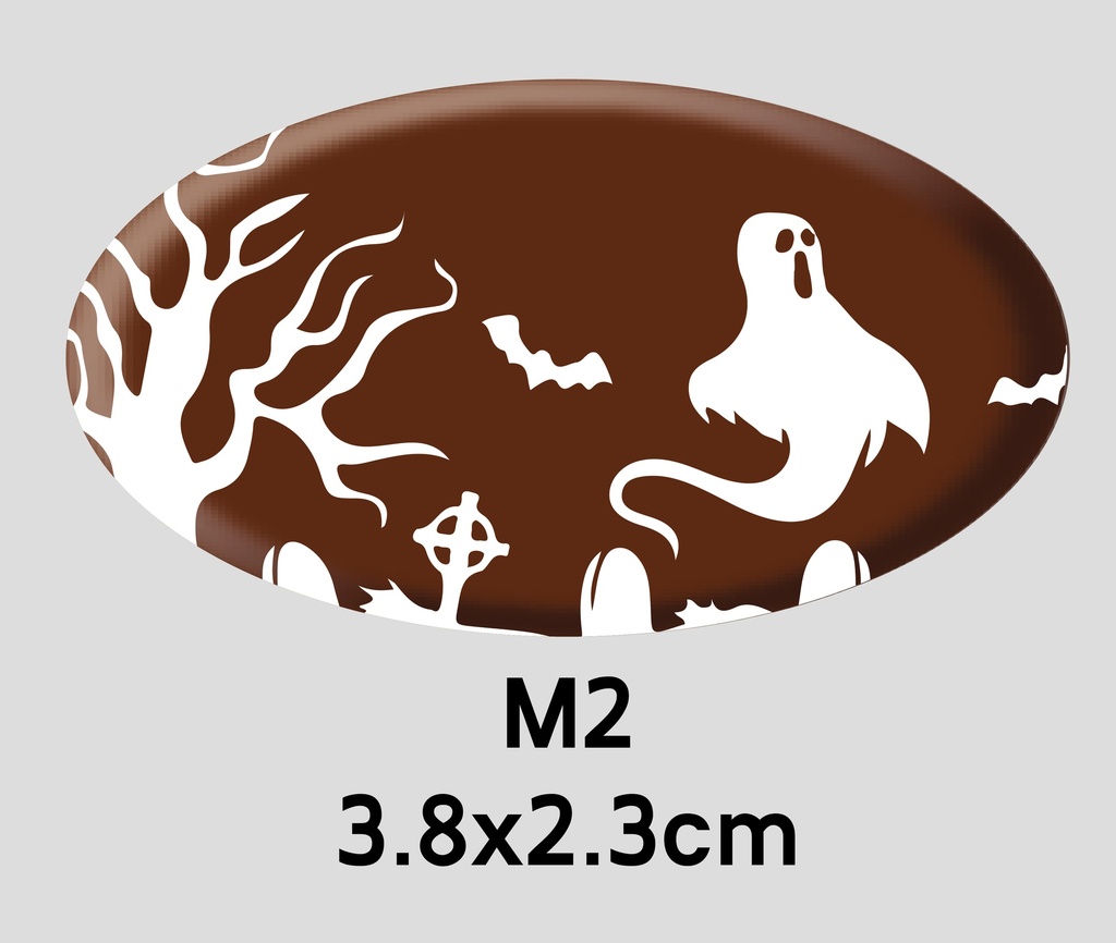 Oval Halloween Decorations (11 designs) - Model 2
