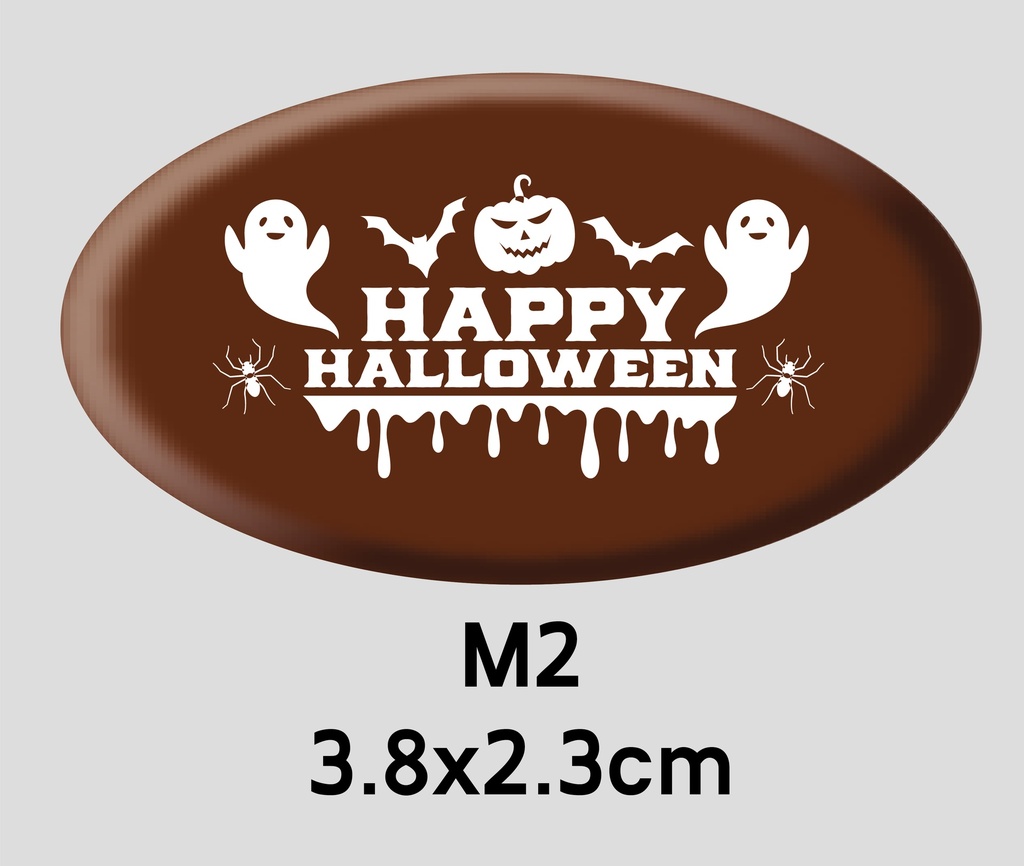 Oval Halloween Decorations (11 designs) - Model 2