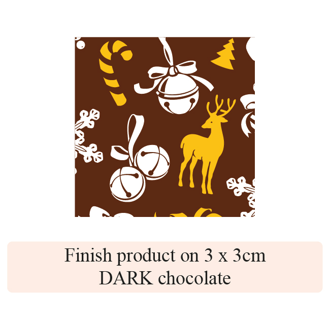 Christmas Presents - 2 colors - for dark chocolate