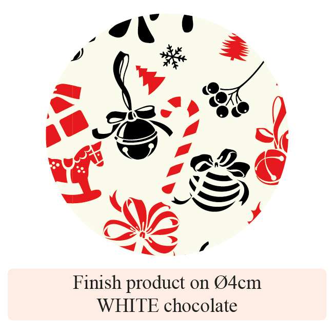 Christmas Presents - 2 colors - for dark chocolate