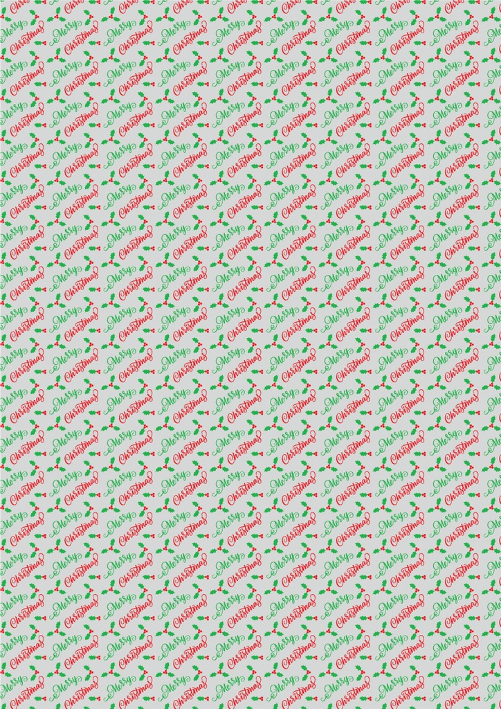 Merry Christmas - 2 colors - for white chocolate