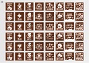 [Pack de feuilles de transfert] Décorations carrées d'Halloween (8 motifs) - Modèle 2 - Disponible en orange, blanc et noir