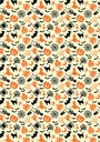 [Pack of Transfer Sheets] Halloween Pumpkin and Castle - 2 colors - for white chocolate