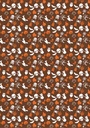 [Pack de Feuilles de Transfert] Halloween Cat & Grave - 2 couleurs - pour chocolat noir
