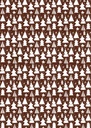 [Pack de feuilles de transfert] Sapin de Noël festif - Modèle 1 - Disponible en Or et Blanc