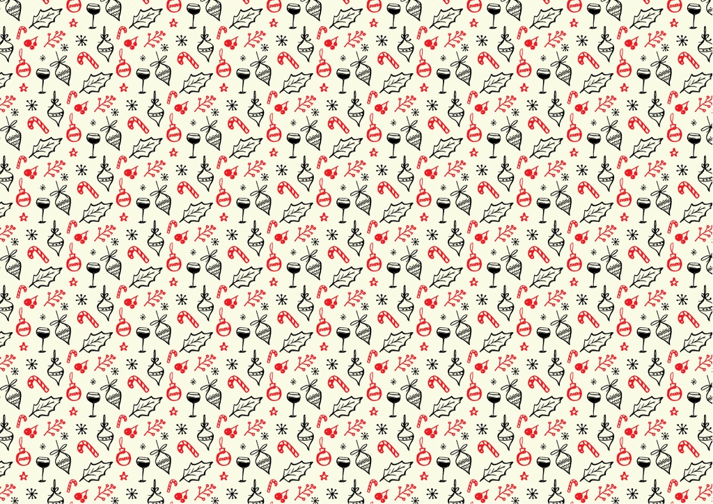[Pack de Feuilles Transfert] Guirlandes de Noël - 2 couleurs - pour chocolat blanc