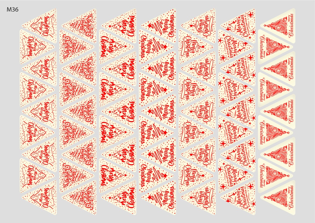 6 Feuilles D'autocollants De Noël à Transfert D'eau – Décorations Pour Bougies, Tasses, Bricolage – Motifs Sapin, Bougie, Chiffres - 7