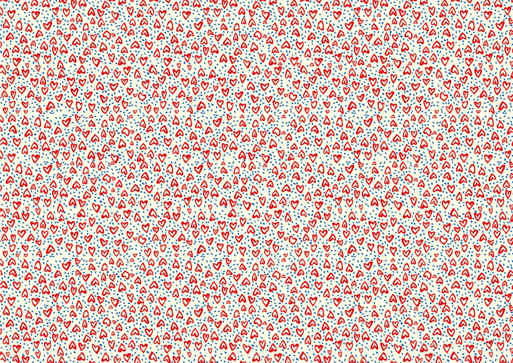 [Pack of Transfer Sheets] Valentine Love Island - 2 colors - for white & dark chocolate - Model 1